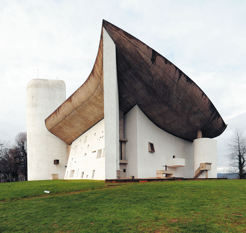 Notre-Dame-Du-Haut in Ronchamp,  Le Corbusier, 1950 –1955