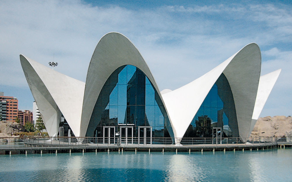 L’Oceanogràfic in Valencia,  Felix Candela, 1994 – 2002