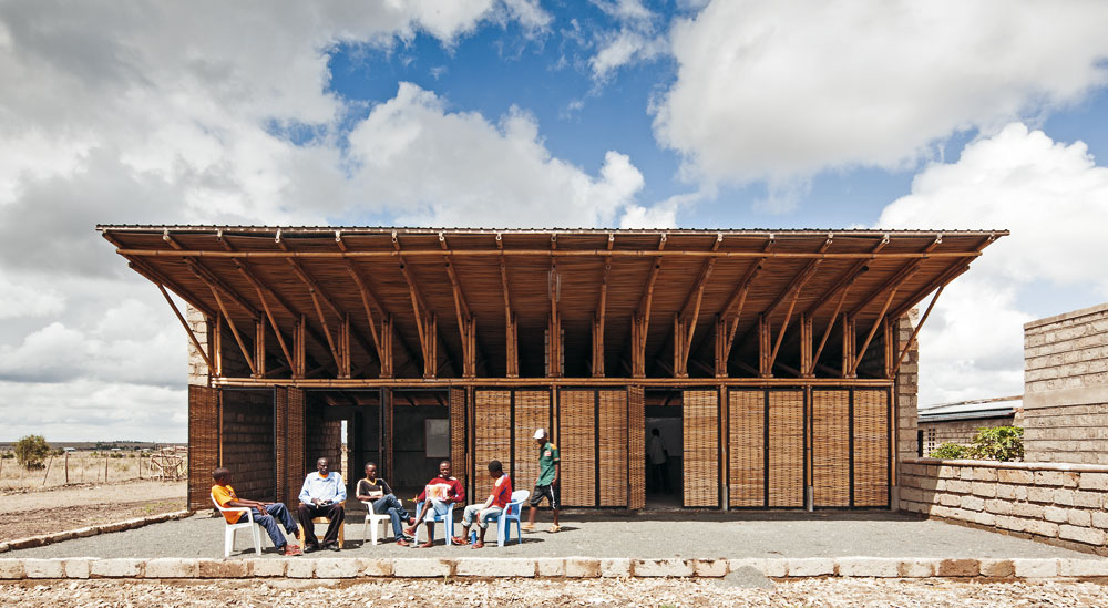 Handwerksschule Nairobi in Malaa, Kenia, 2012; Werkstattgebäude