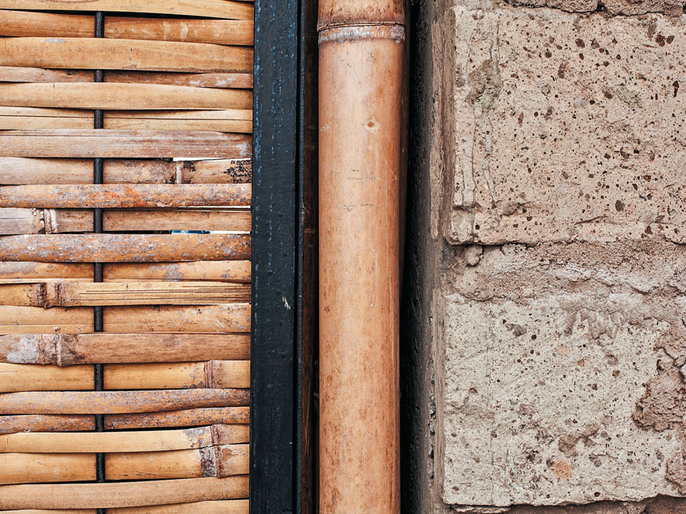Craft Training School Nairobi in Malaa,  Kenya, 2012; Facade detail of workshop building