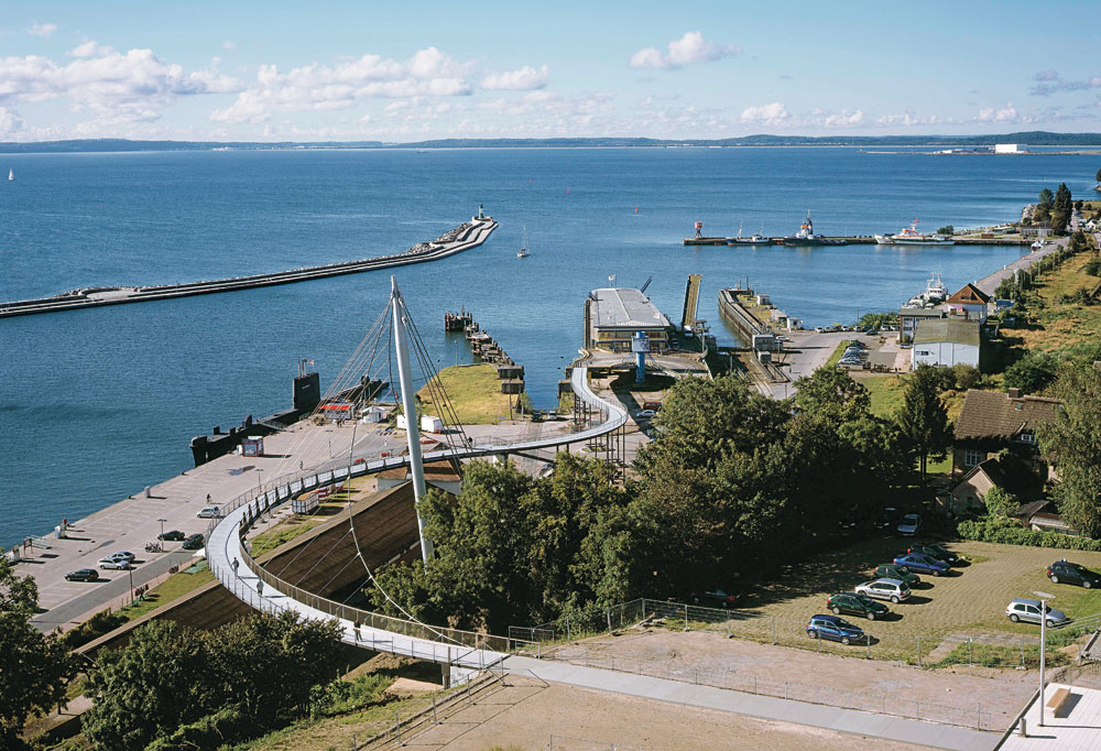 Fußgängerbrücke in Sassnitz, schlaich bergermann und partner; Architekturbüro Pieper