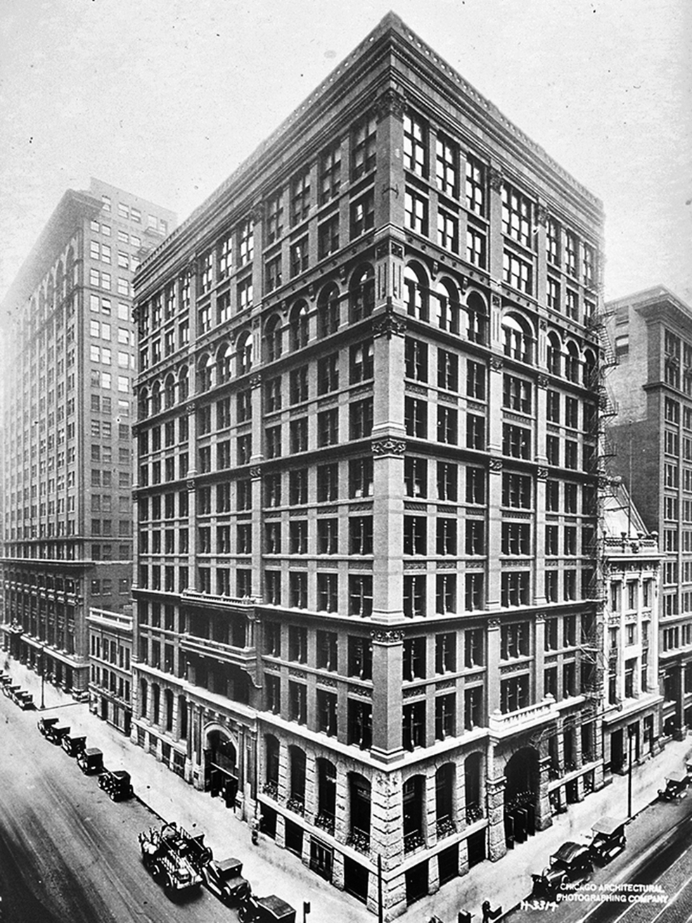 Home Insurance Building, Chicago 1885 (abgerissen 1931)