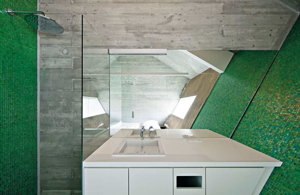 Badeinseln im Raumkontinuum: Townhouse in Wien