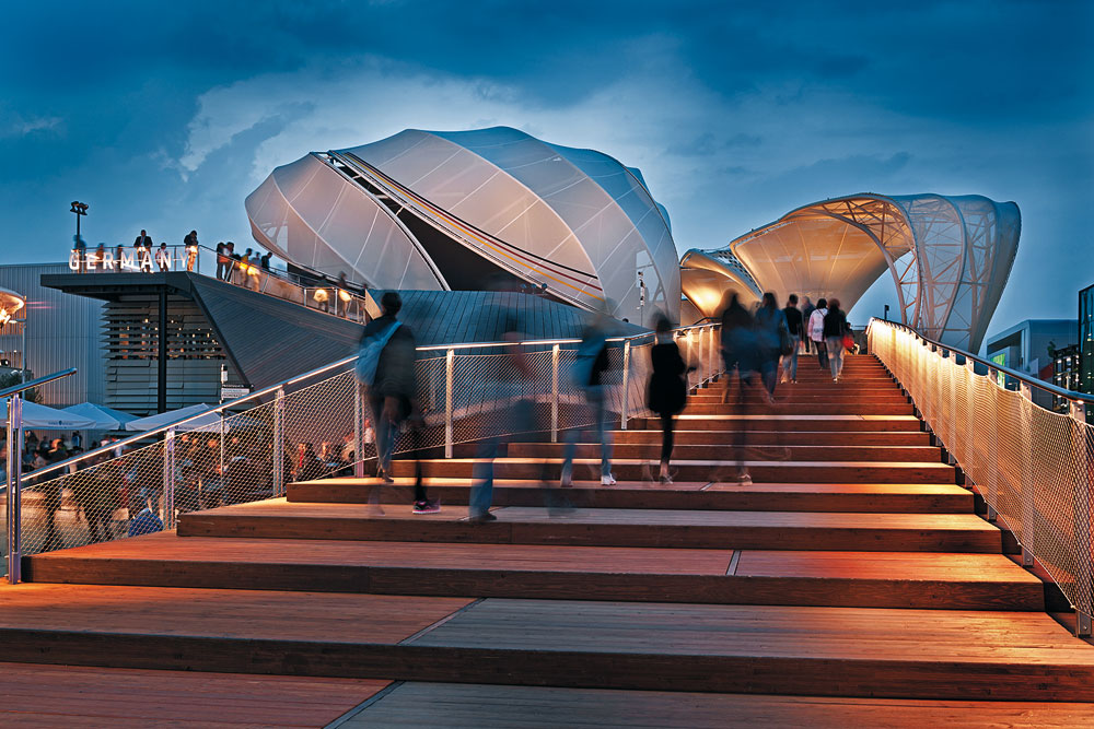 Deutscher Pavillon »Fields of Ideas«, Architekten: Arge Schmidhuber, Milla & Partner, Nüssli