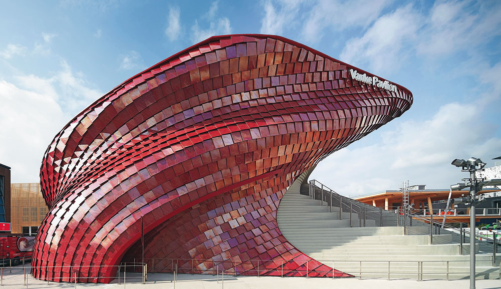 Pavillon der chinesischen Immobilienfirma Vanke, Architekten: Studio Libeskind