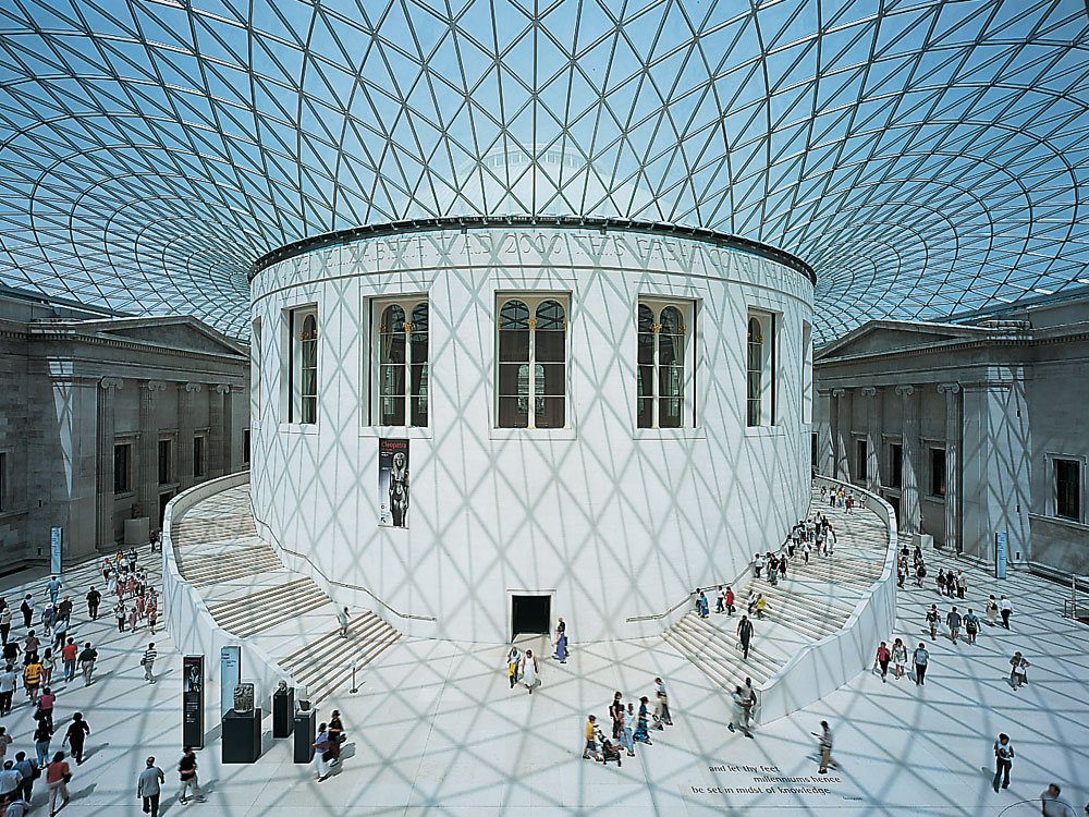 Innenhofüberdachung des British Museum in London