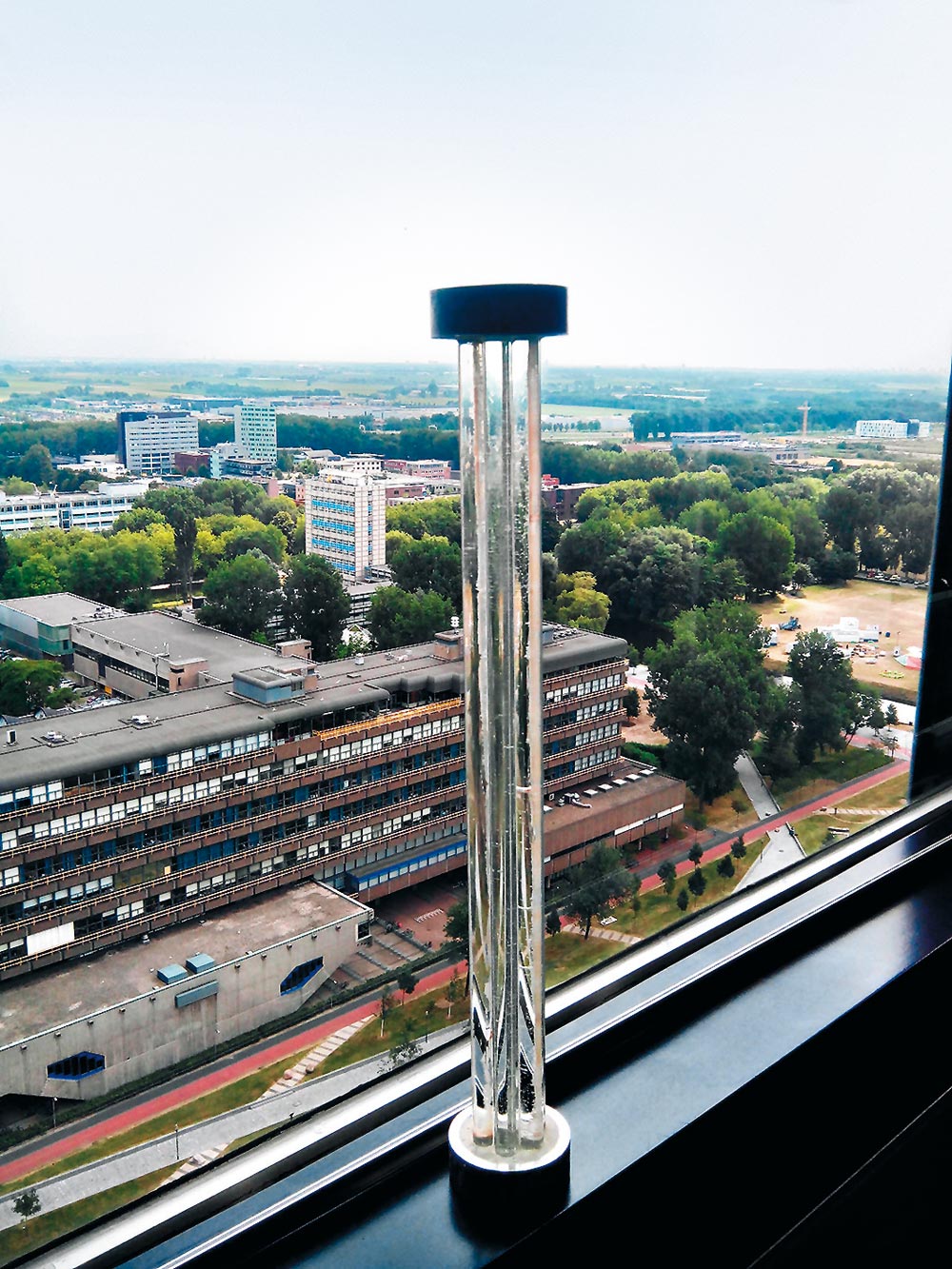gebündelte Glasstütze