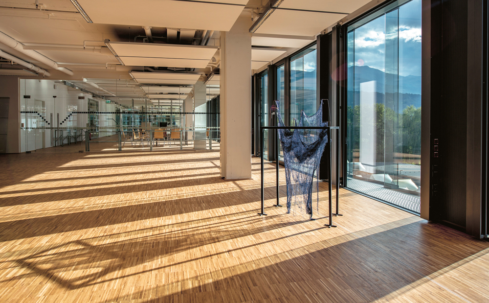 Blick in einen der Arbeitsbereiche der Architekturfakultät