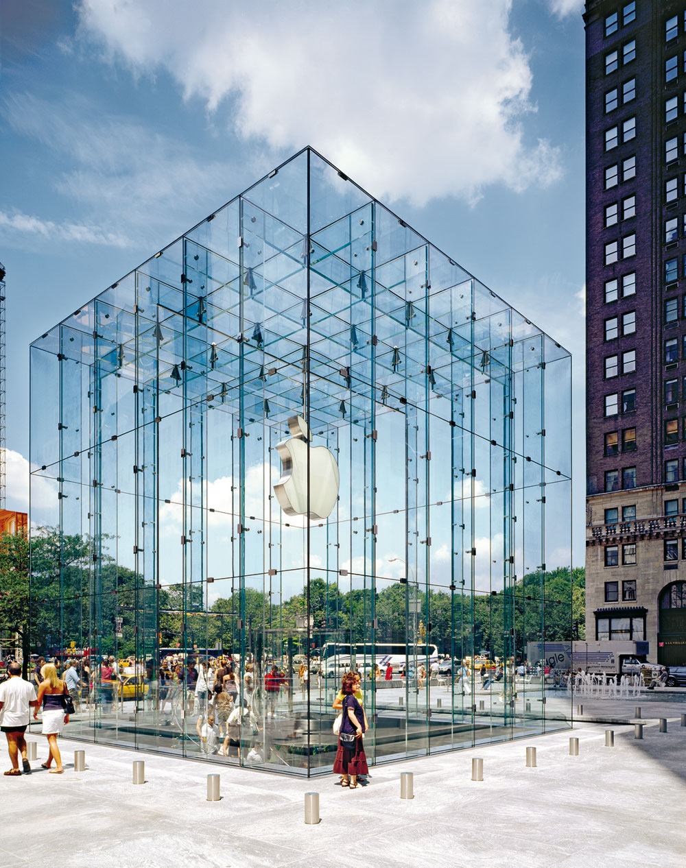 Apple Store an der 5th Avenue, New York Verglasung: Sedak