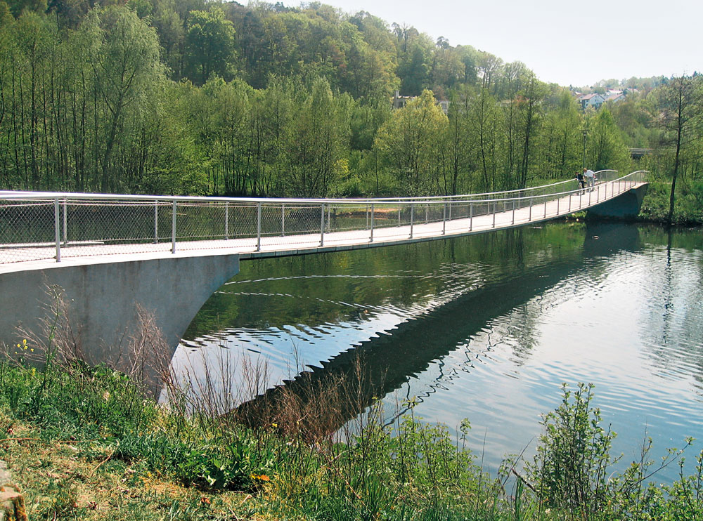 Brücke über die Enz, Pforzheim, schlaich bergermann und partner