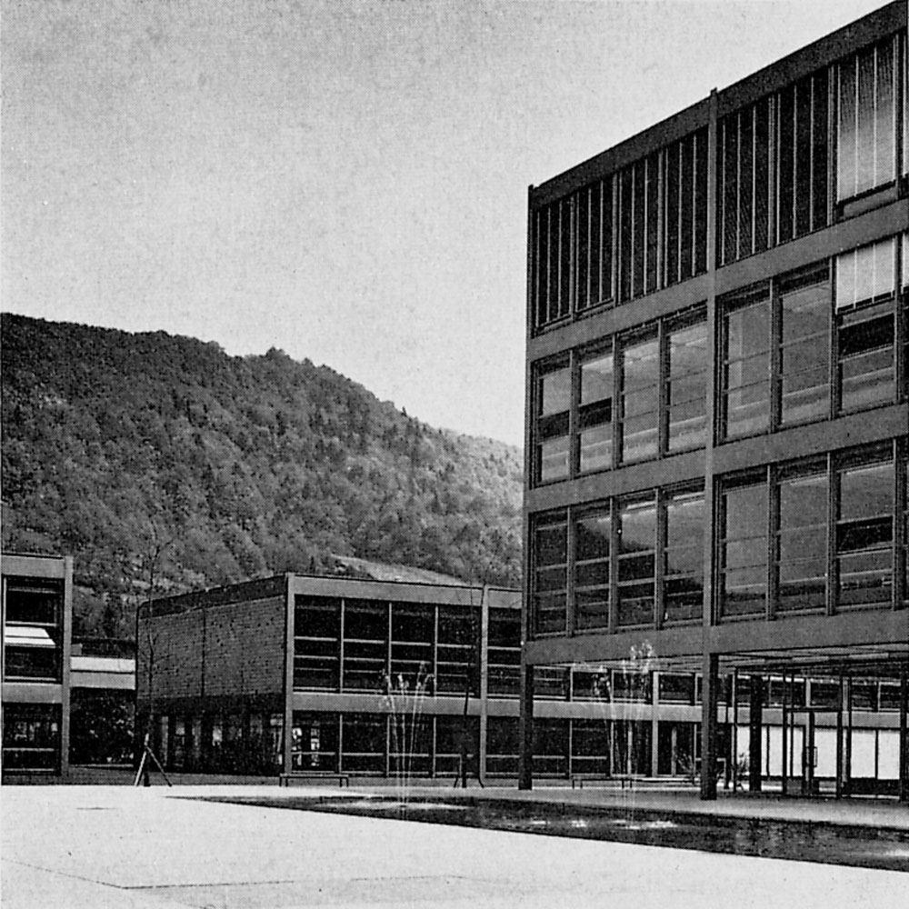 Kantonschule Baden, 1964 Architekten: Bruno und Fritz Haller