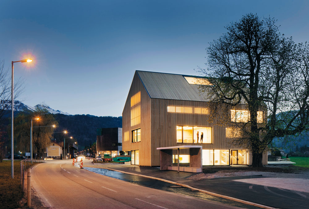 Wälder-Versicherung in Andelsbuch
Architekten: Plattner Haller