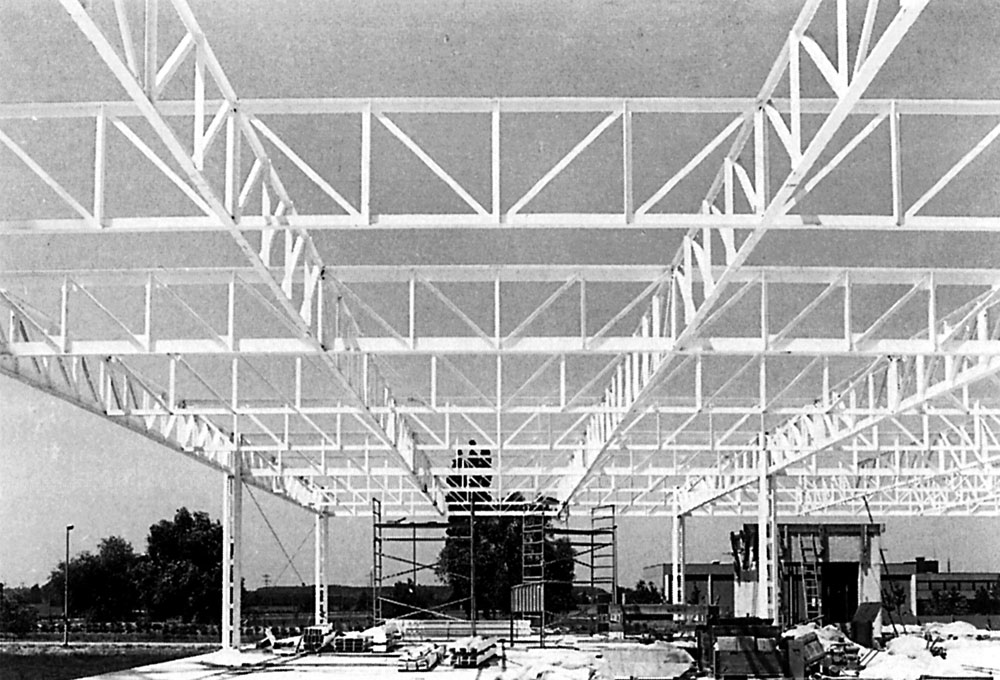 USM Haller Stahlbausystem MAXI
Entwicklung ab 1961 (USM in Münsingen)