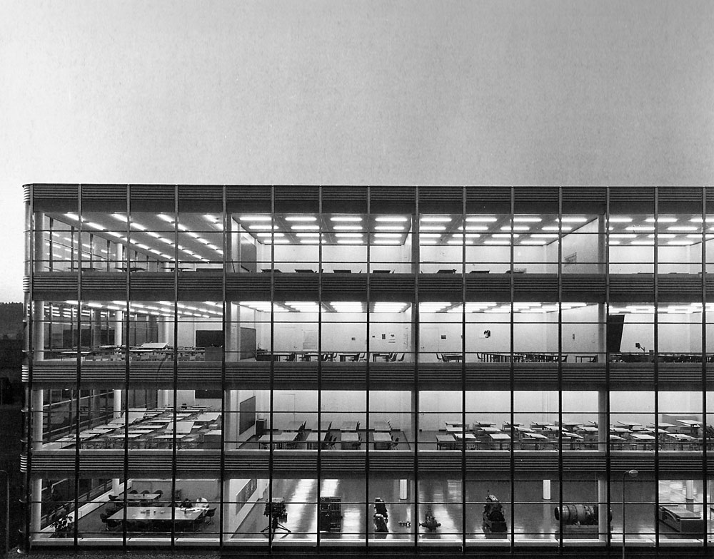 Höhere Technische Lehranstalt Brugg-Windisch, 1966, Architekt: Fritz Haller