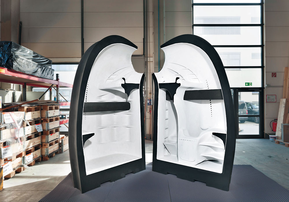 »Micro home«, als Sandmodell gedruckt, Entwurf: Peter Ebner und 3M Future Lab