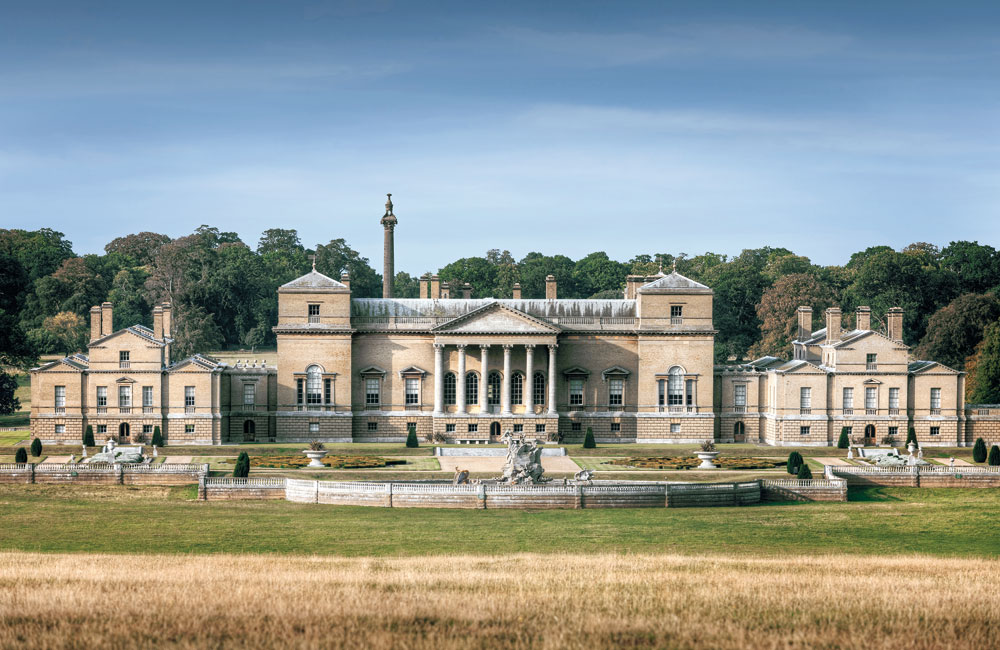 Holkham Hall in Norfolk, England, William Kent, 1764