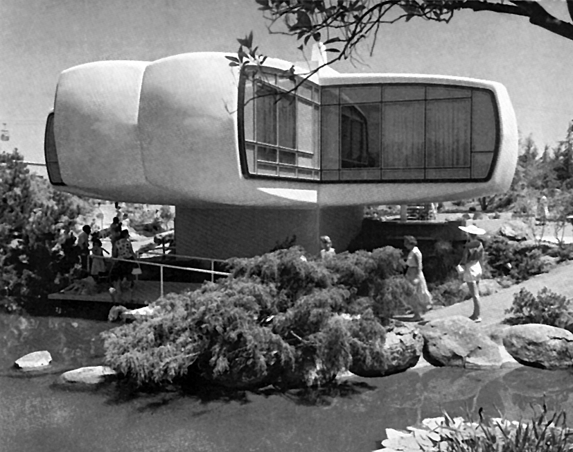 Monsanto-House of the Future, Disneyland Kalifornien, 1957
Architekten: Marvin Goody, Richard Hamilton