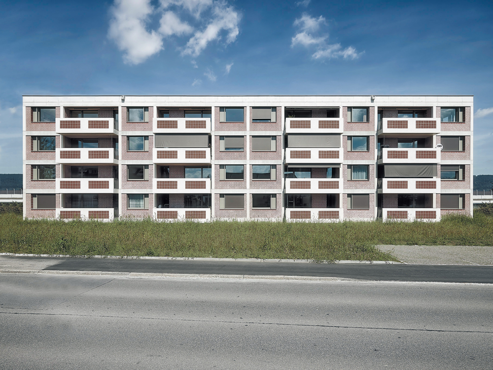 Wohnungsbau in Lenzburg, 2014
Architekten: Boltshauser Architekten