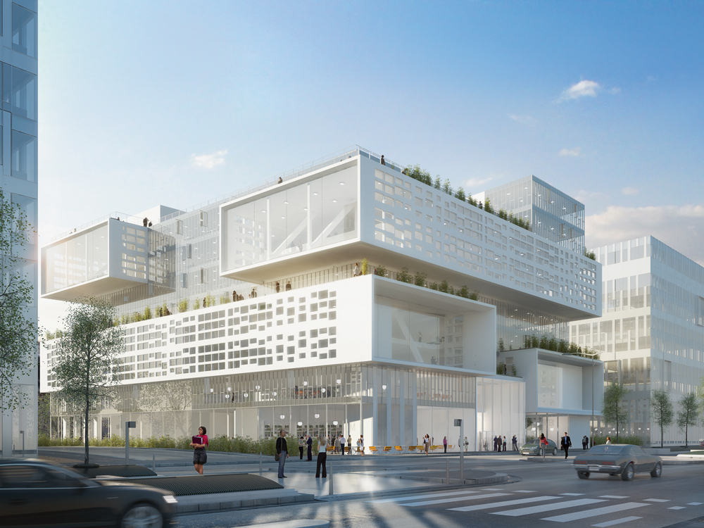 Bürohaus »Panorama« in Paris, 2017