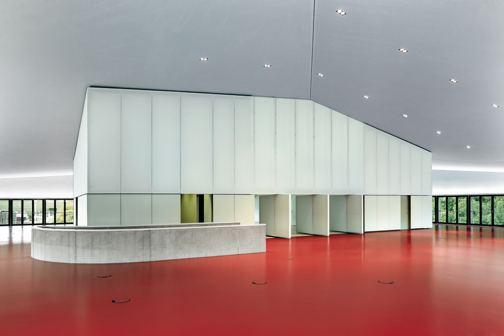 Kautschukbelag, Forschungs- und Entwicklungszentrum in Dogern 2010, ludloff + ludloff
Architekten, Berlin