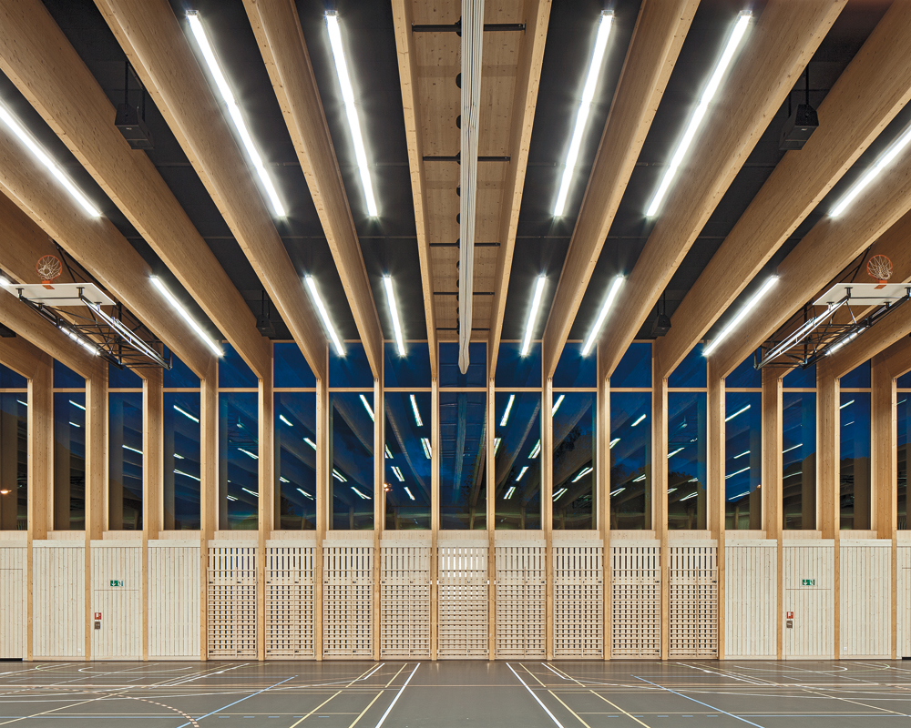 Sportzentrum in Sargans, 2011
Architekten: Blue Architects, Ruprecht Architekten