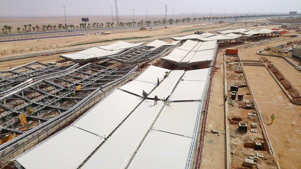 Membrandächer King Abdullah Petroleum-Forschungszentrum KAPSARC in Riad, Zaha Hadid Architects, 2013