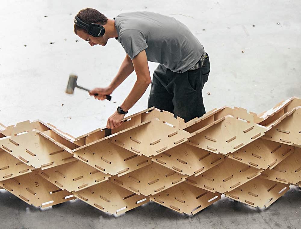 Prototyp mit zwei Schichten, 2015