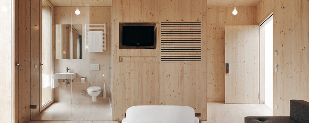 Hotel Ammerwald in Reutte, 2009
Architekten: Oskar Leo Kaufmann, Albert Rüf