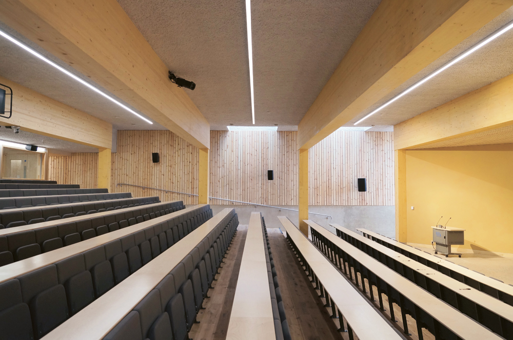 Hörsaal im Erdgeschoss