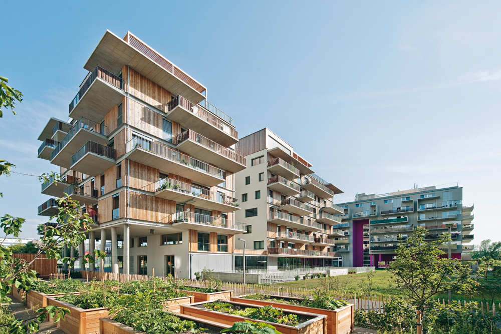 Wohnprojekt Nordbahnhof in Wien, 2013
Architekten: einszueins architektur