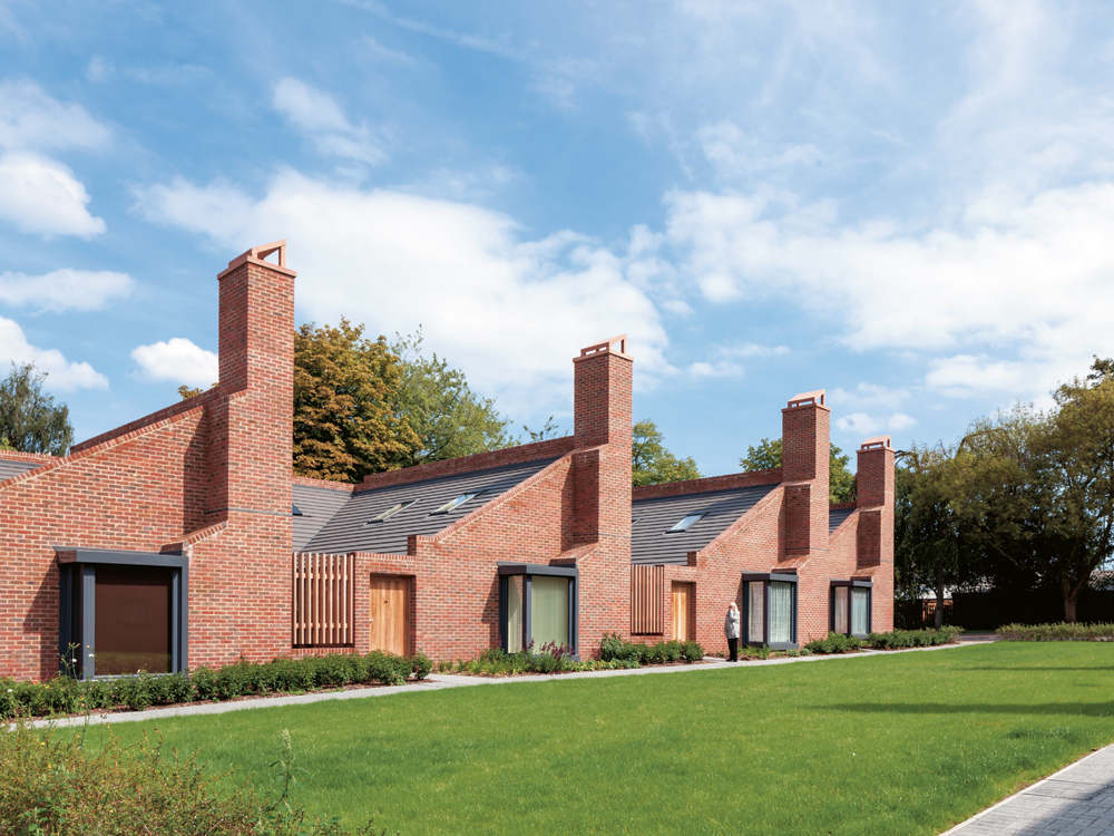 The Lawns: Fassaden zur zentralen Grünanlage