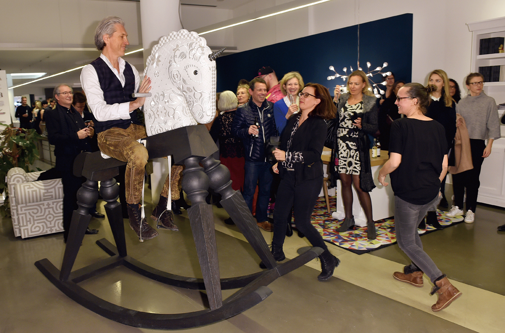 Eröffnung der Moooi-Ausstellung in den »Neuen Werkstätten« München am 23. Februar 2016