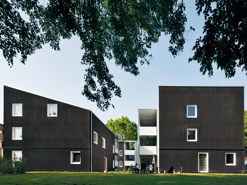 Housing for refugees and homeless persons in Ostfildern, 2015 architects: u3ba