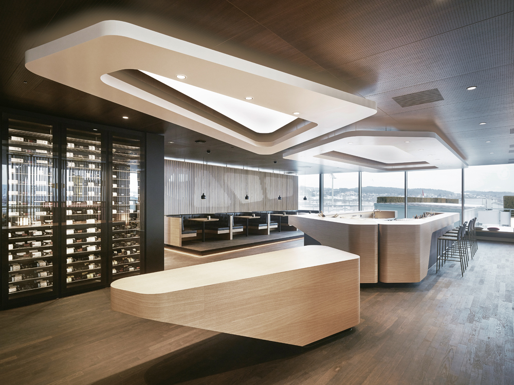 Material und Konstruktion: Neu gedacht: Swiss Lounges Zürich