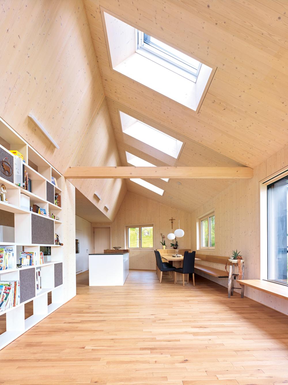 Wohnzimmer, Blick Richtung Westen