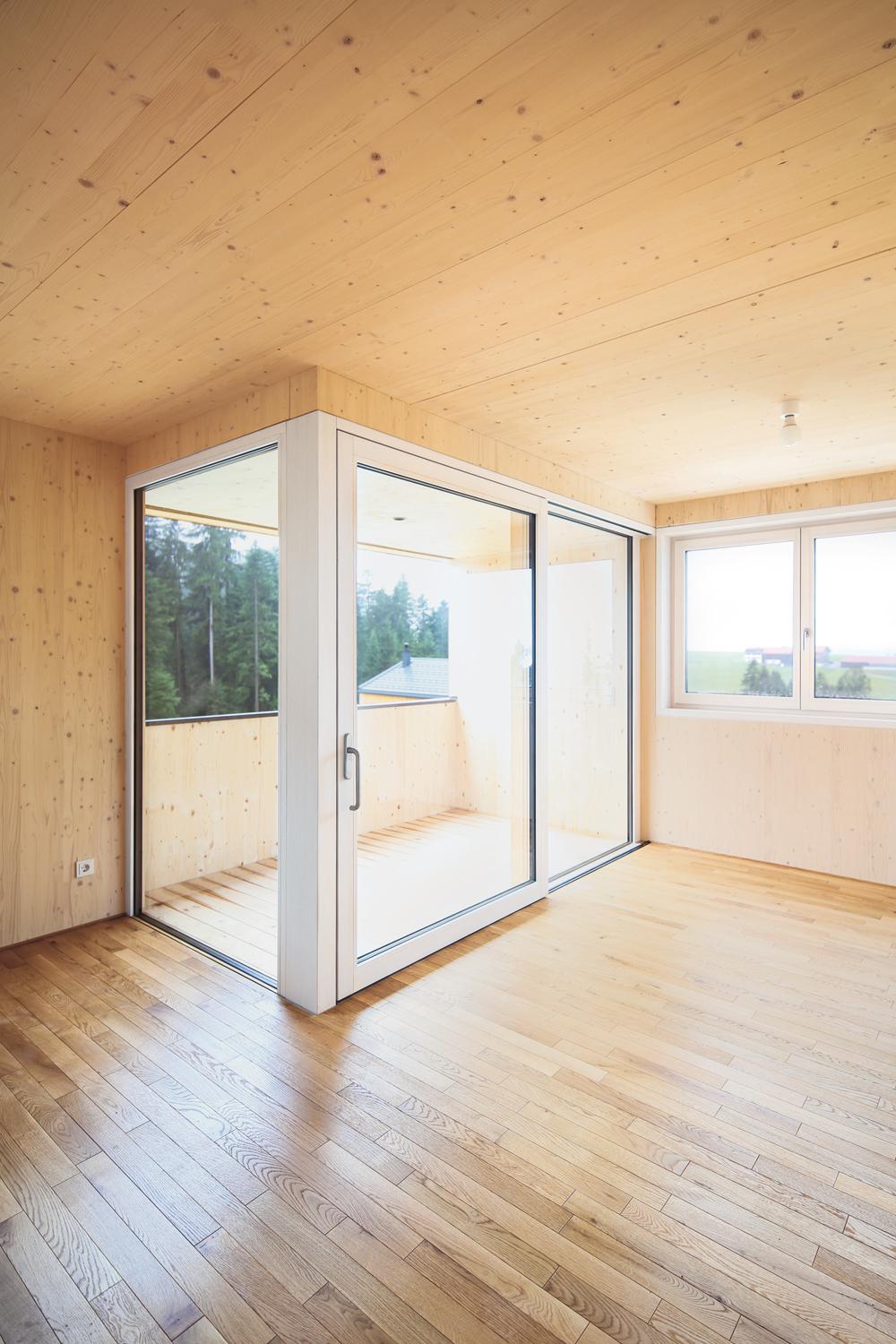 Loggia in einer der Ferienwohnungen