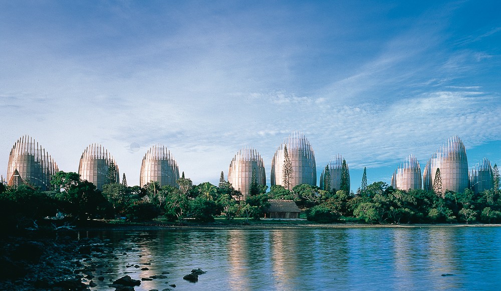 Tjibaou-Kulturzentrum, Nouméa, Neukaledonien, 1998, Architekten: RPBW