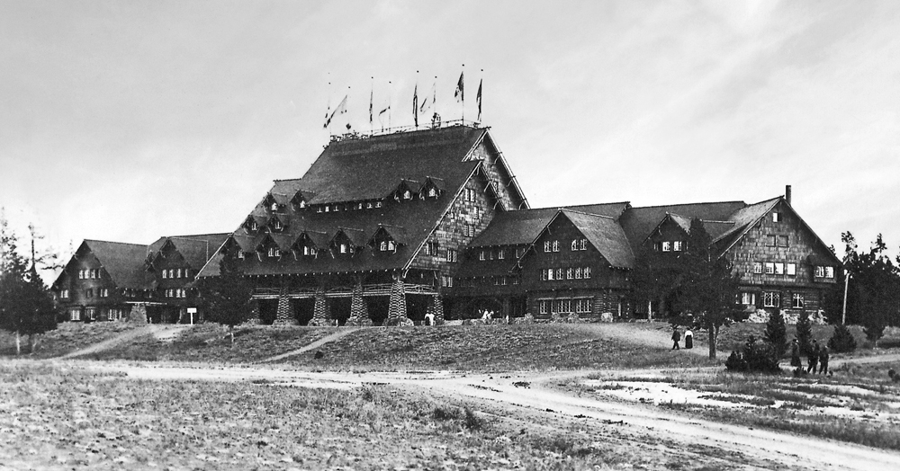 Old Faithful Inn, Yellowstone National Park, 1904