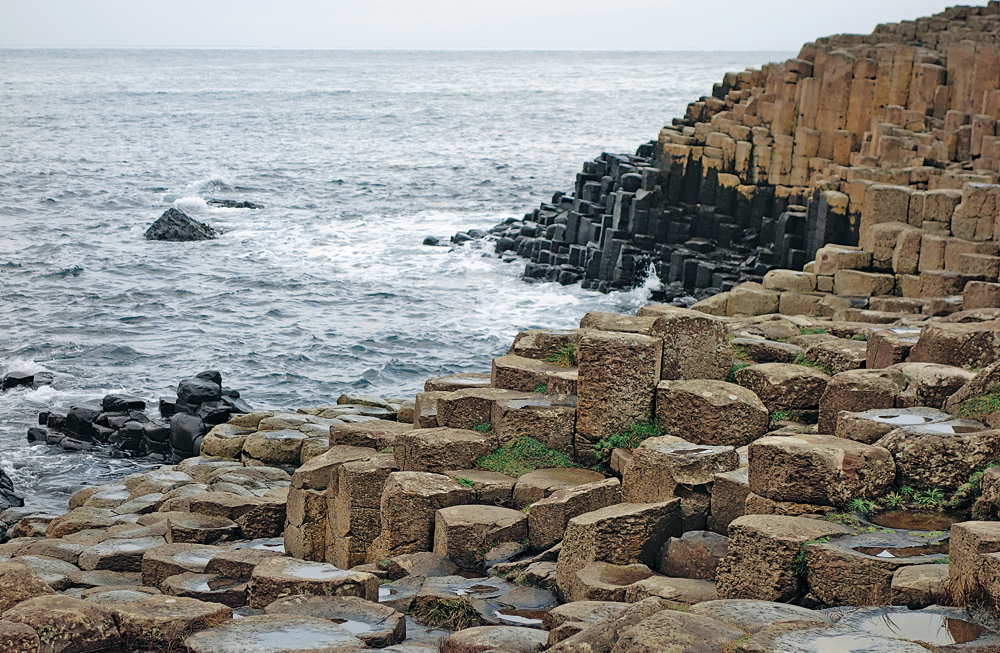 Giant’s Causeway, vulkanisches Gestein