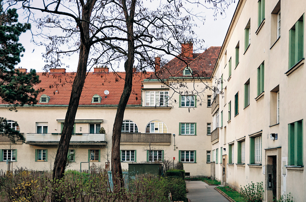 George-Washington-Hof in Wien, 1927–1930, Architekten: Robert Oerley, Karl Alois Krist
