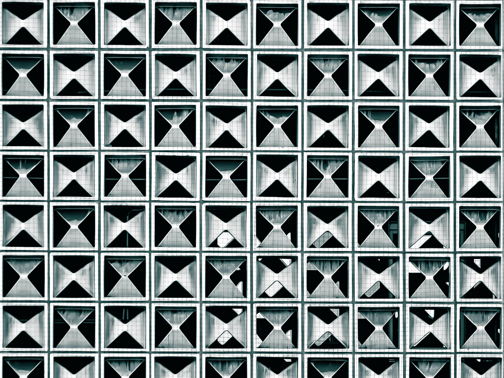 Kaufhaus Horten in Stuttgart, 1961, Fassadendetail, Architekt: Egon Eiermann
