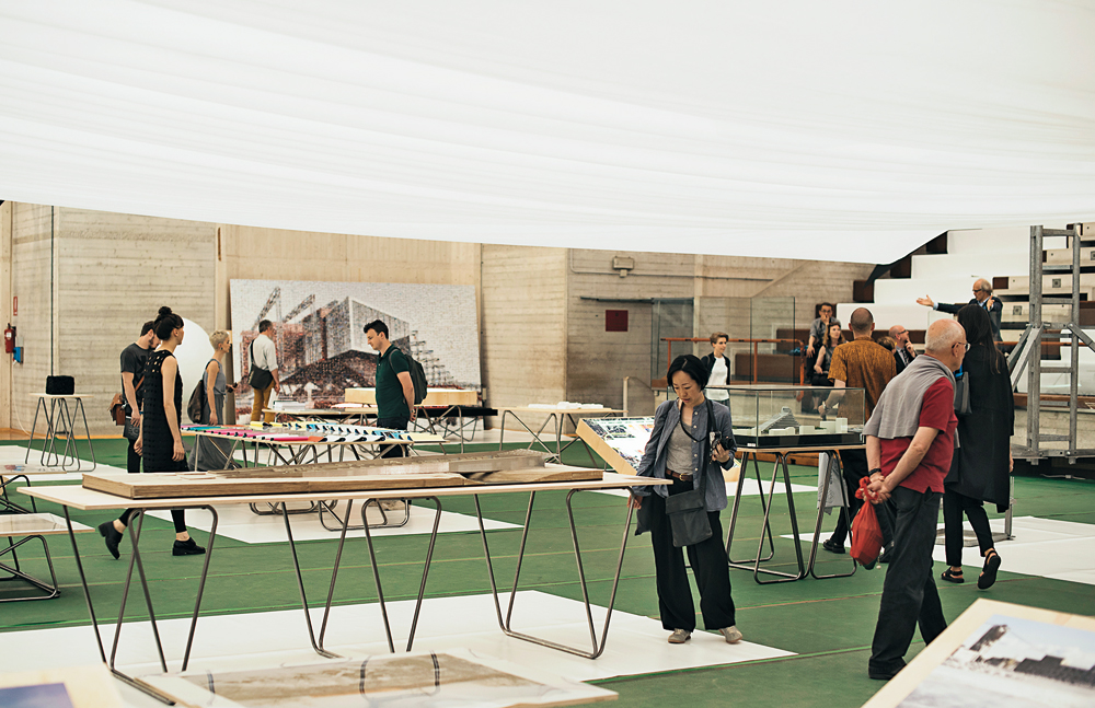 Ein Modell des Estnischen Nationalmuseums ist noch bis 27. November im baltischen Pavillon der Architekturbiennale in Venedig zu sehen.
