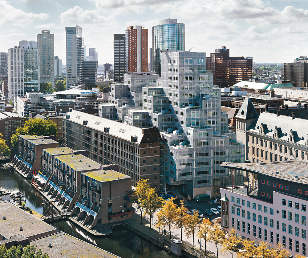 Timmerhuis, Rotterdam 2016, Stadtplanungsamt, Apartments und Rotterdam Museum, Erweiterungsgebäude des Stadstimmerhuis, 1953