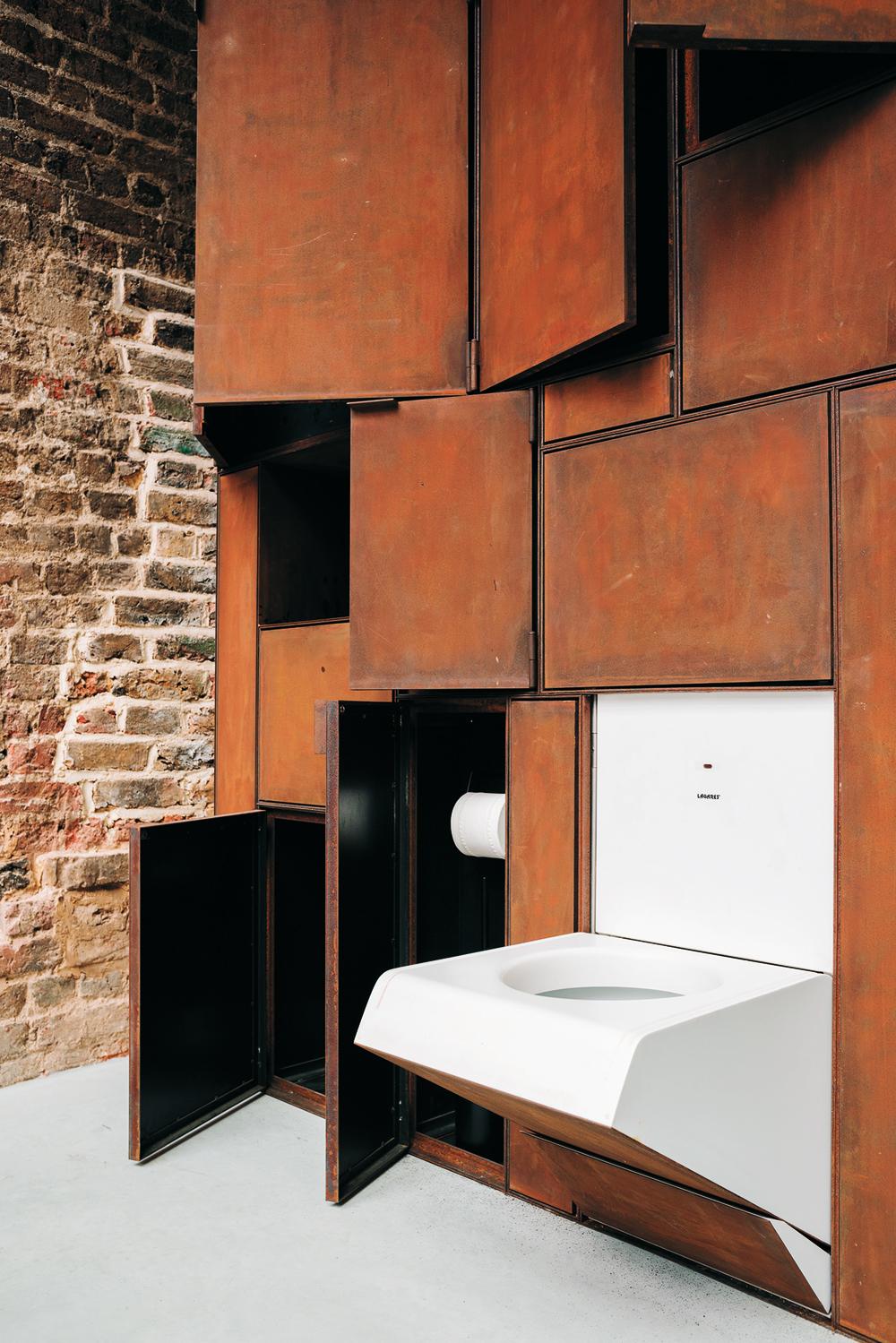 Faltbare Toilette