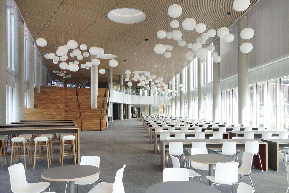 Canteen on the ground floor