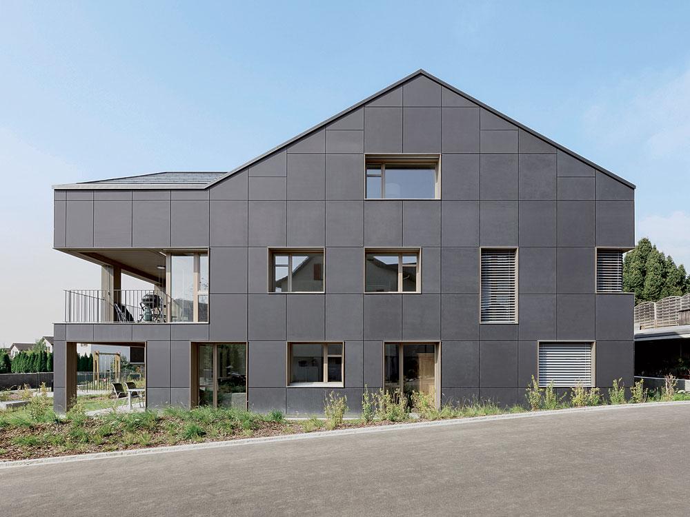 Mehrfamilienhaus in Brütten, René Schmid Architekten 2016.
