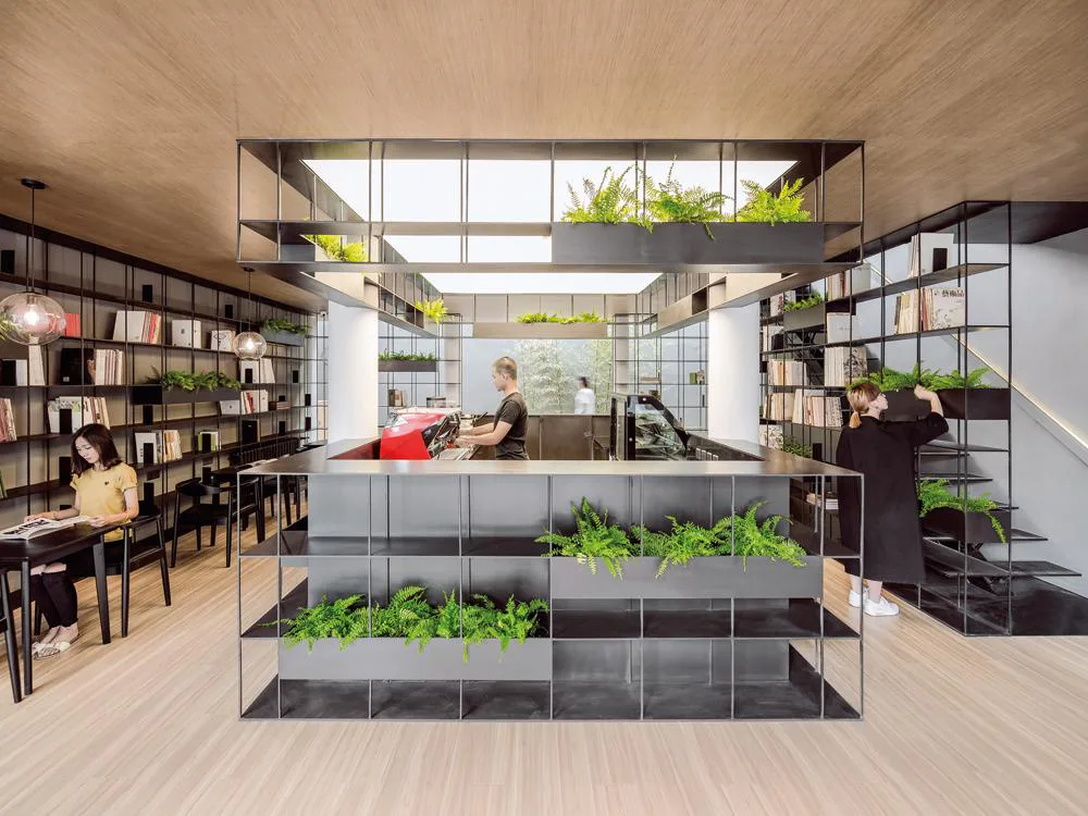 Buchhandlung mit Café in Beijing