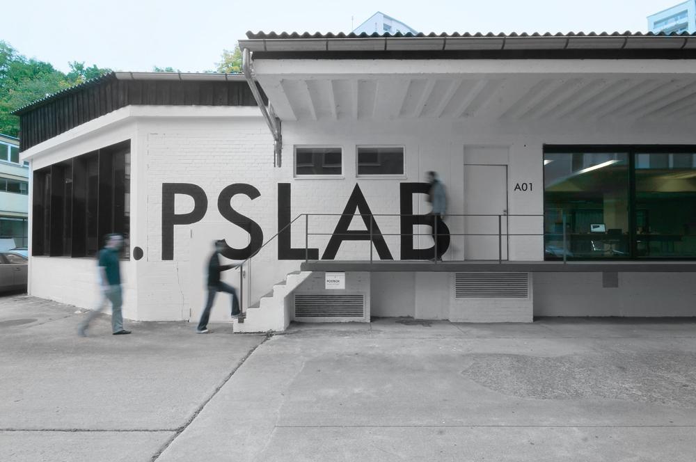Eingang zum PSLab, Studio in Stuttgart