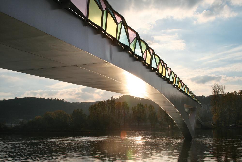 Pedro e Inês-Brücke PT-Coimbra, 2006
Entwurf: Adão da Fonseca, Cecil Balmond