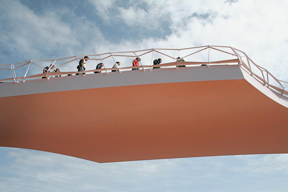 Pedro e Inês-Brücke PT-Coimbra, 2006
Entwurf: Adão da Fonseca, Cecil Balmond